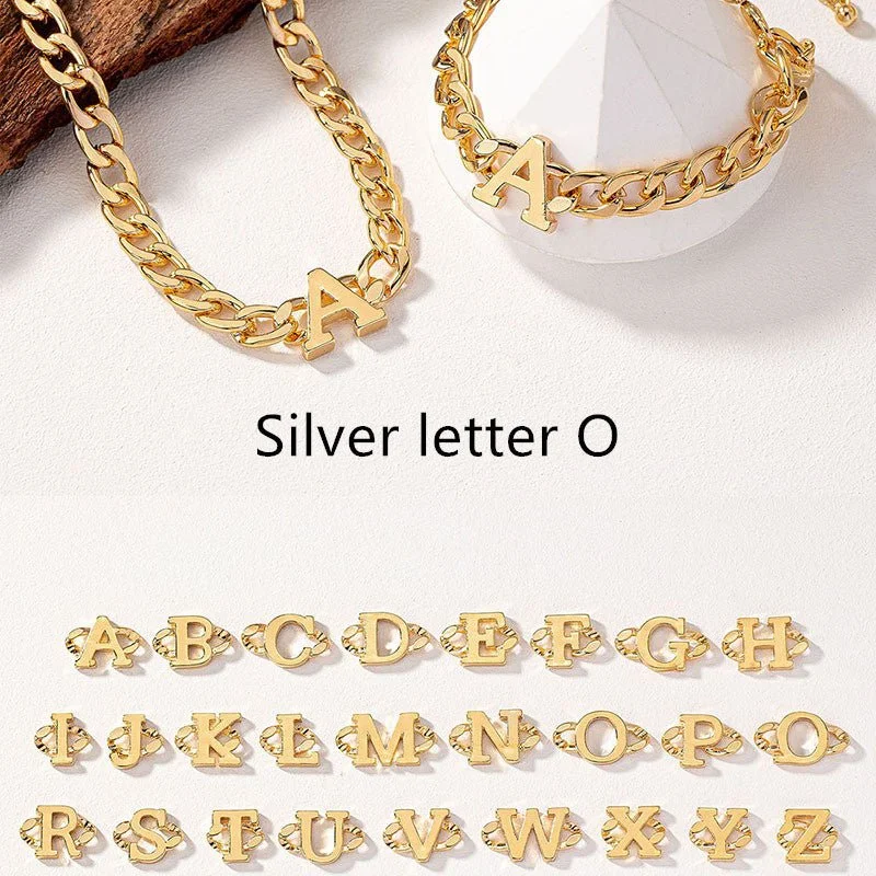 Silver Letter O