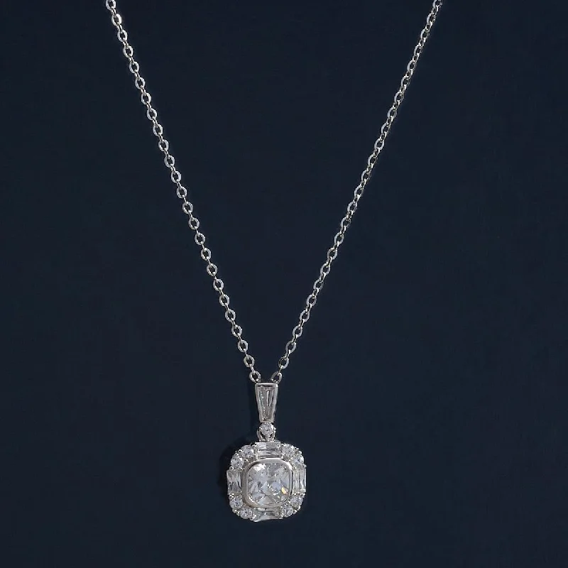 necklaces with diamond accent -92.5 Silver Pendant with Chain 183168