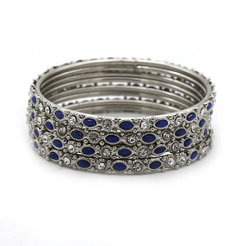 bracelets and bangles adjustable size -Silver Bangles & Bracelets for Women's - Blue