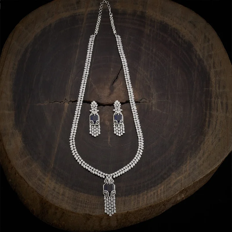 necklaces with topaz gem -Zircon Necklace 163850