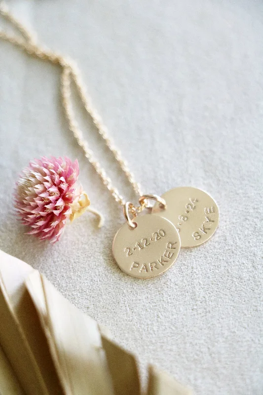 necklaces with pink sapphire -little loves necklace { gold + silver }