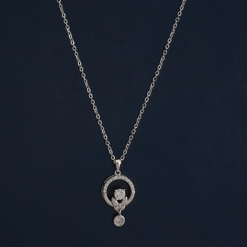 necklaces rose gold trendy -92.5 Silver Pendant with Chain  183172