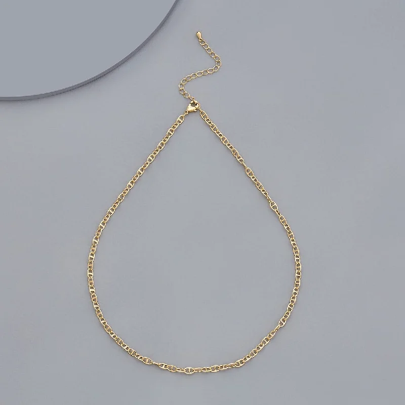 necklaces with pearl drop -Trendy Chain 171364