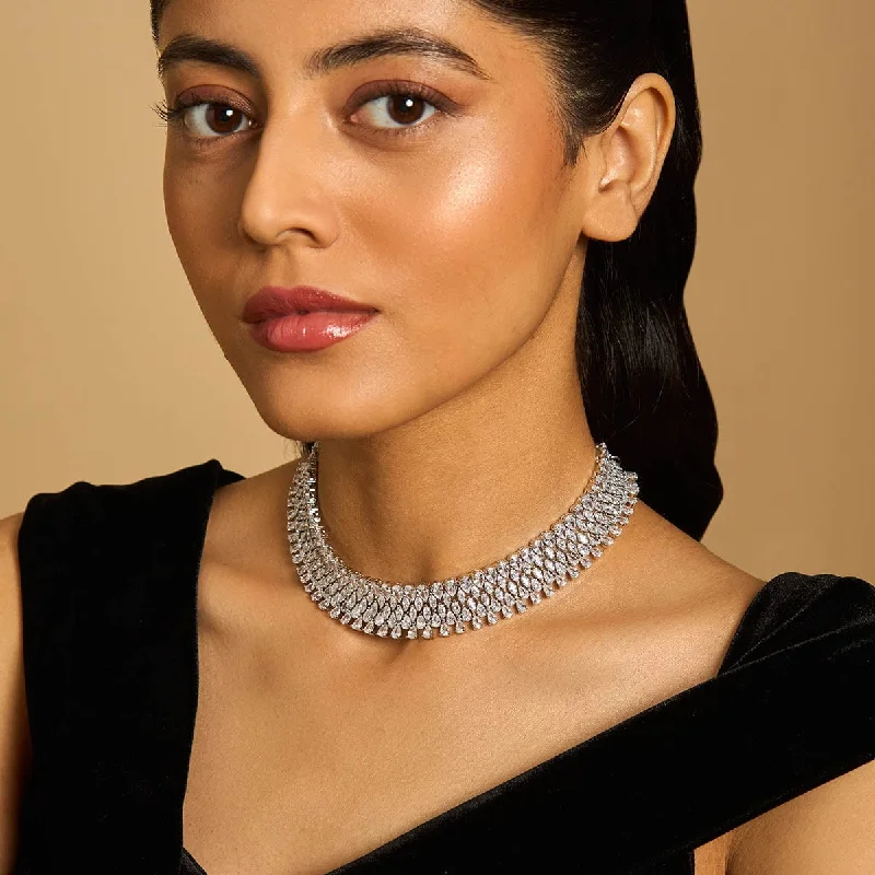 necklaces for prom night -Zircon Necklace 173861