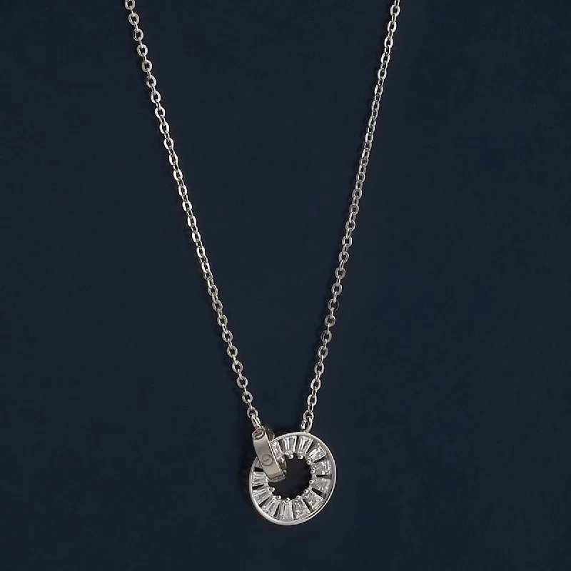 necklaces with sapphire blue -92.5 Silver Necklace 183010