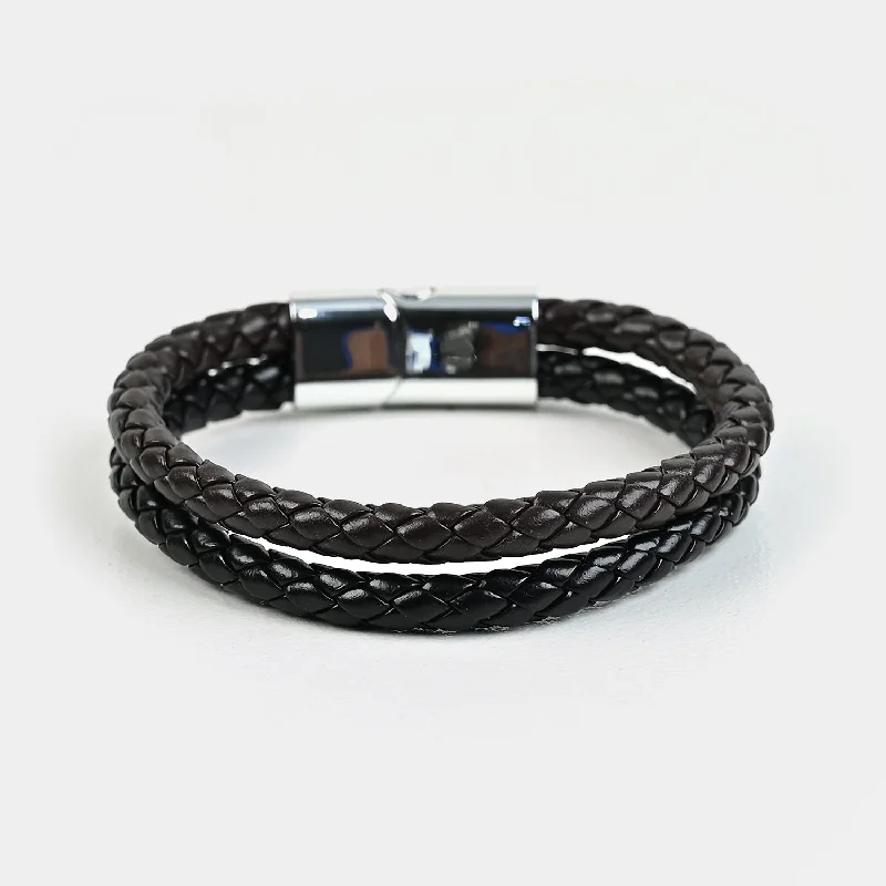 bracelets and bangles wide cuff -Boys Bracelet Multilayer Braided Design