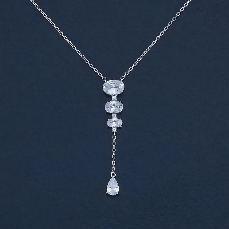 necklaces with blue sapphire -92.5 Silver Necklace 180775