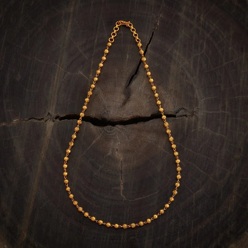 necklaces with yellow citrine -Silver Temple Chain 172378