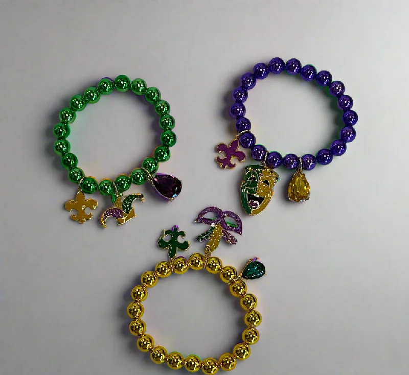 bracelets and bangles elegant gold -Mardi Grass Bracelet