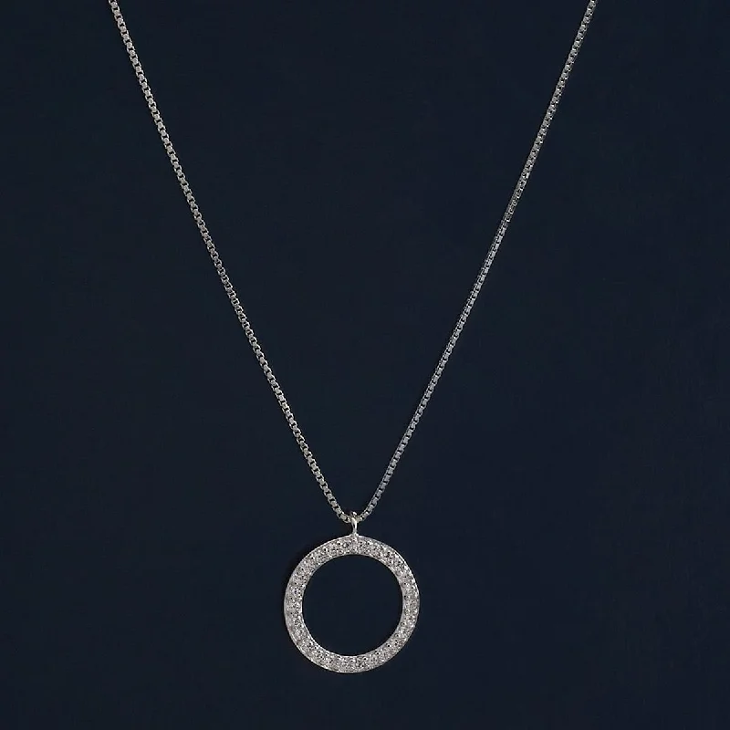 necklaces with floral charm -92.5 Silver Pendant with Chain 183308