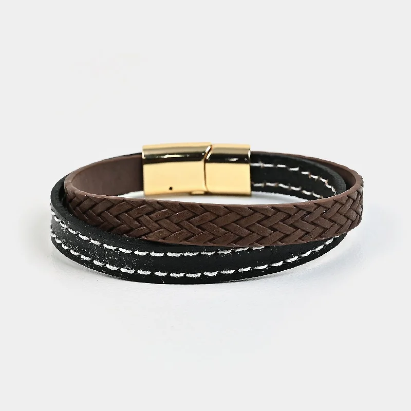 bracelets and bangles trendy 2025 -Boys Bracelet Multilayer Braided Design