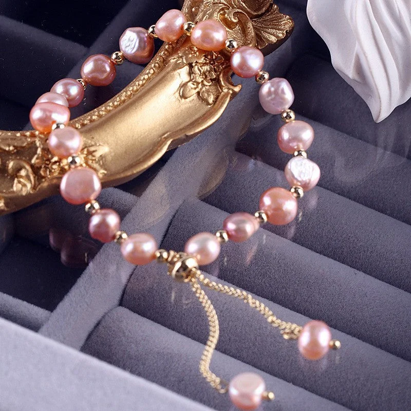 599 Pearl Bracelet Purple B