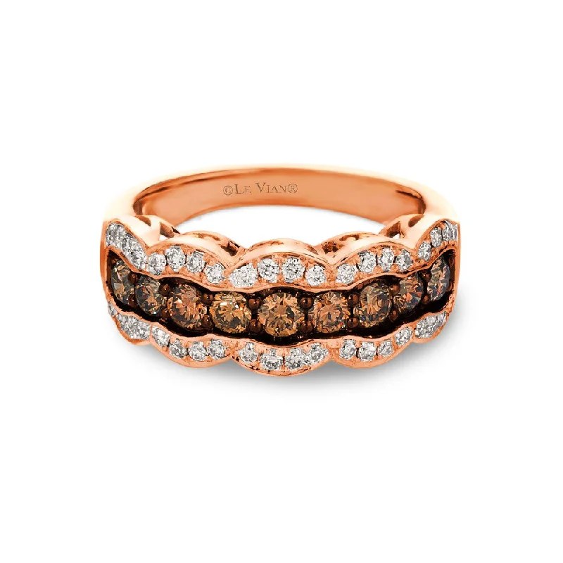 Women's rings with multi-colored gemstones-Le Vian Creme Brulee® Chocolate Diamonds® Ring