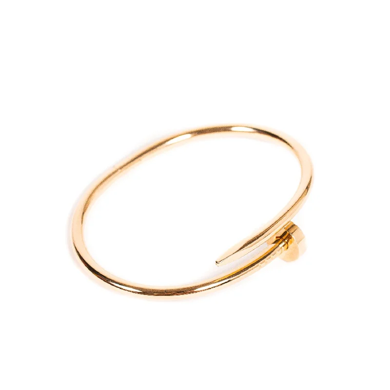 bracelets and bangles for fashion lovers -Cartier Yellow Gold Juste Un Clou Bracelet