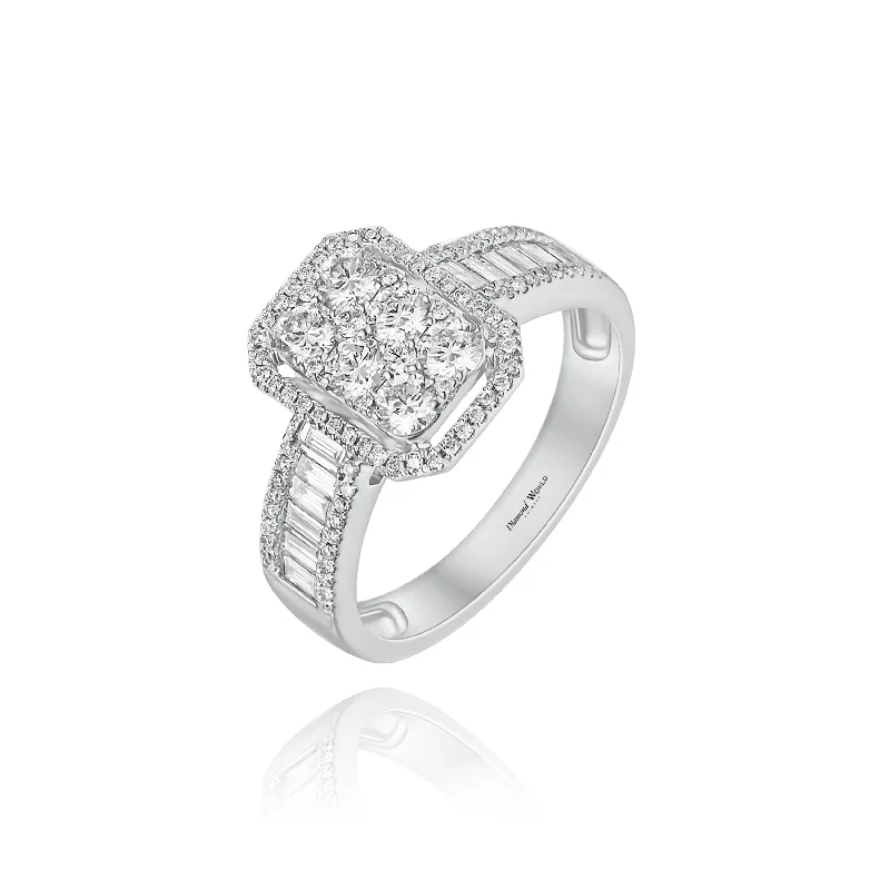 Women's rings with intricate designs-"Tiana" Diamonds Ring