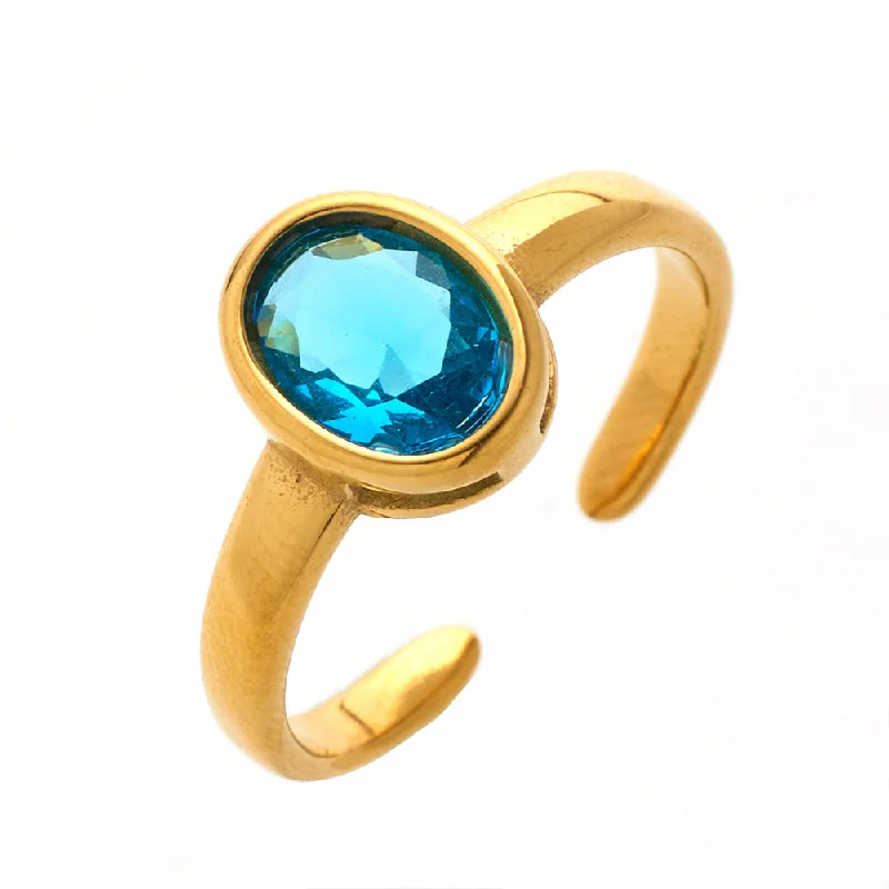 Gold Blue Diamond