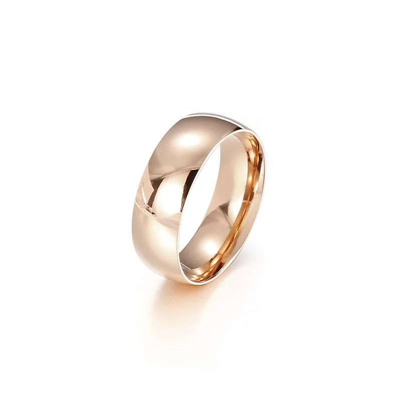 Rose Gold 8M Man's Ring KR43440-K