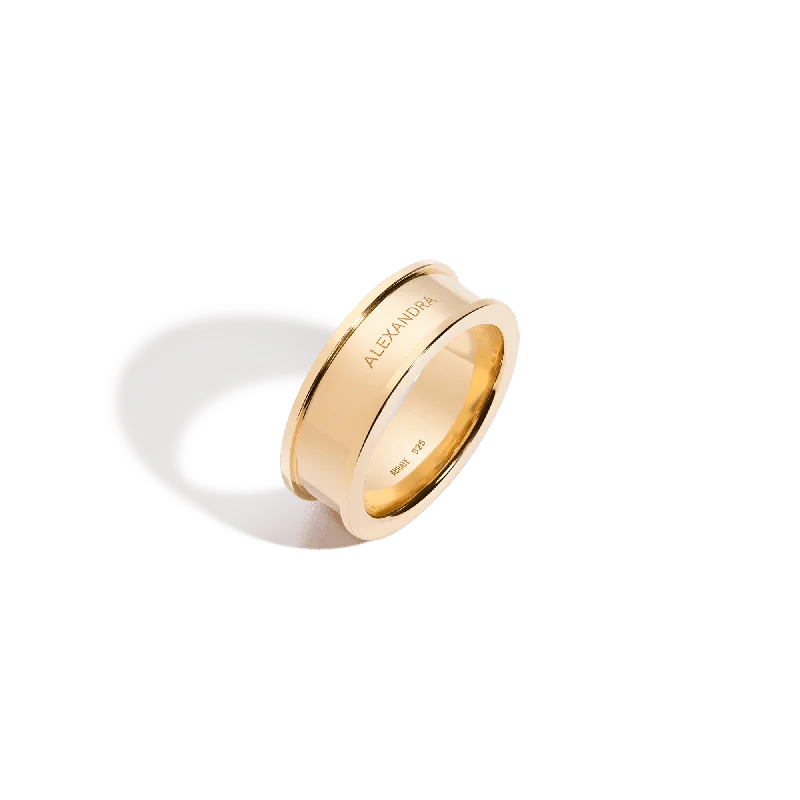 Classic women's rings for timeless elegance-Column Ring