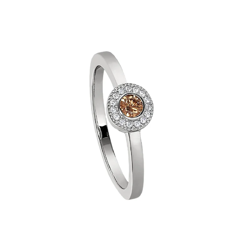 Women's wedding rings with diamonds-Birth Gems Topaz Ring